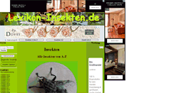 Desktop Screenshot of lexikon-insekten.de